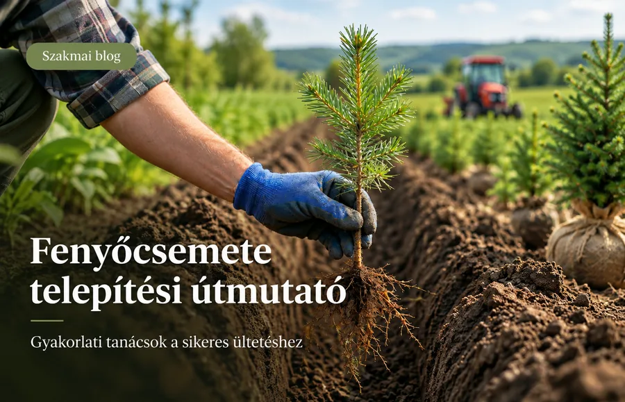Fenyőcsemete telepítési útmutató